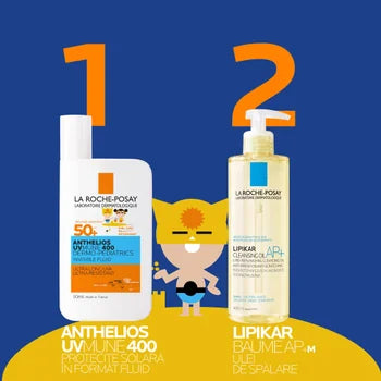 LA ROCHE POSAY Anthelios KIDS UV-Mune 400 fluid invizibil SPF50+piele copii  x 50ml