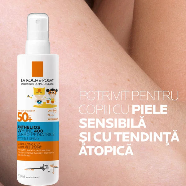 LA ROCHE POSAY Anthelios UVMUNE 400 Spf 50 copii spray invizibil x 200ml