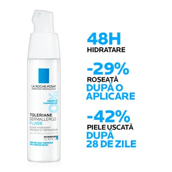 LA ROCHE POSAY Toleriane Dermallergo Fluid hidratant și reparator ten x 40ml