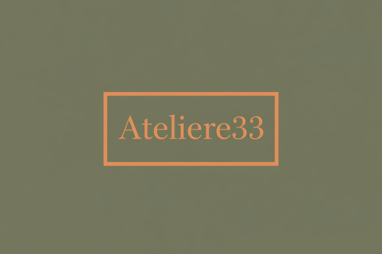 Ateliere33 — Olive & Peach Frame