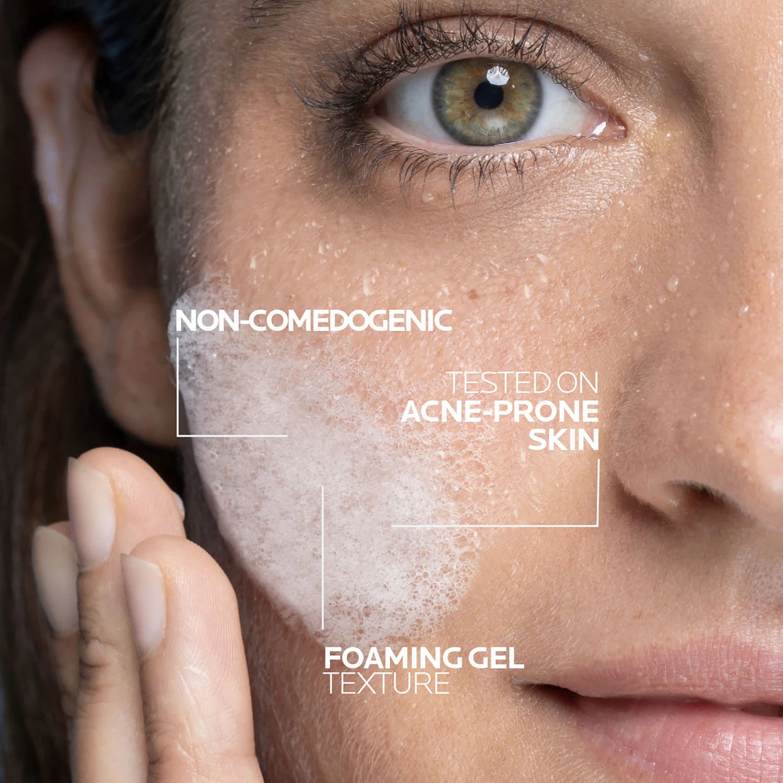 LA ROCHE POSAY Effaclar +M Gel Spumant Purifiant ten gras tendinta acneica x 400ml