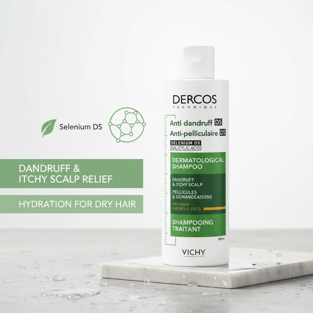 VICHY Dercos Sampon antimatreata par uscat x 200ml