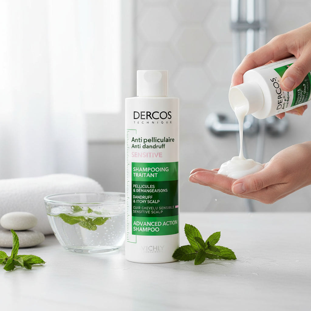 VICHY Dercos Sensitive Sampon antimatreata scalp sensibil x 200ml