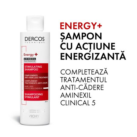VICHY Dercos Aminexil Sampon energizant impotriva caderii parului x 200ml