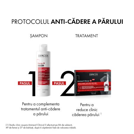 VICHY Dercos Aminexil Sampon energizant impotriva caderii parului x 200ml
