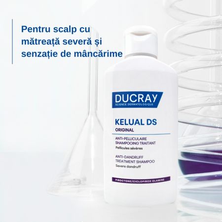 DUCRAY  Kelual DS Original Sampon tratament anti-matreata severa x 100ml