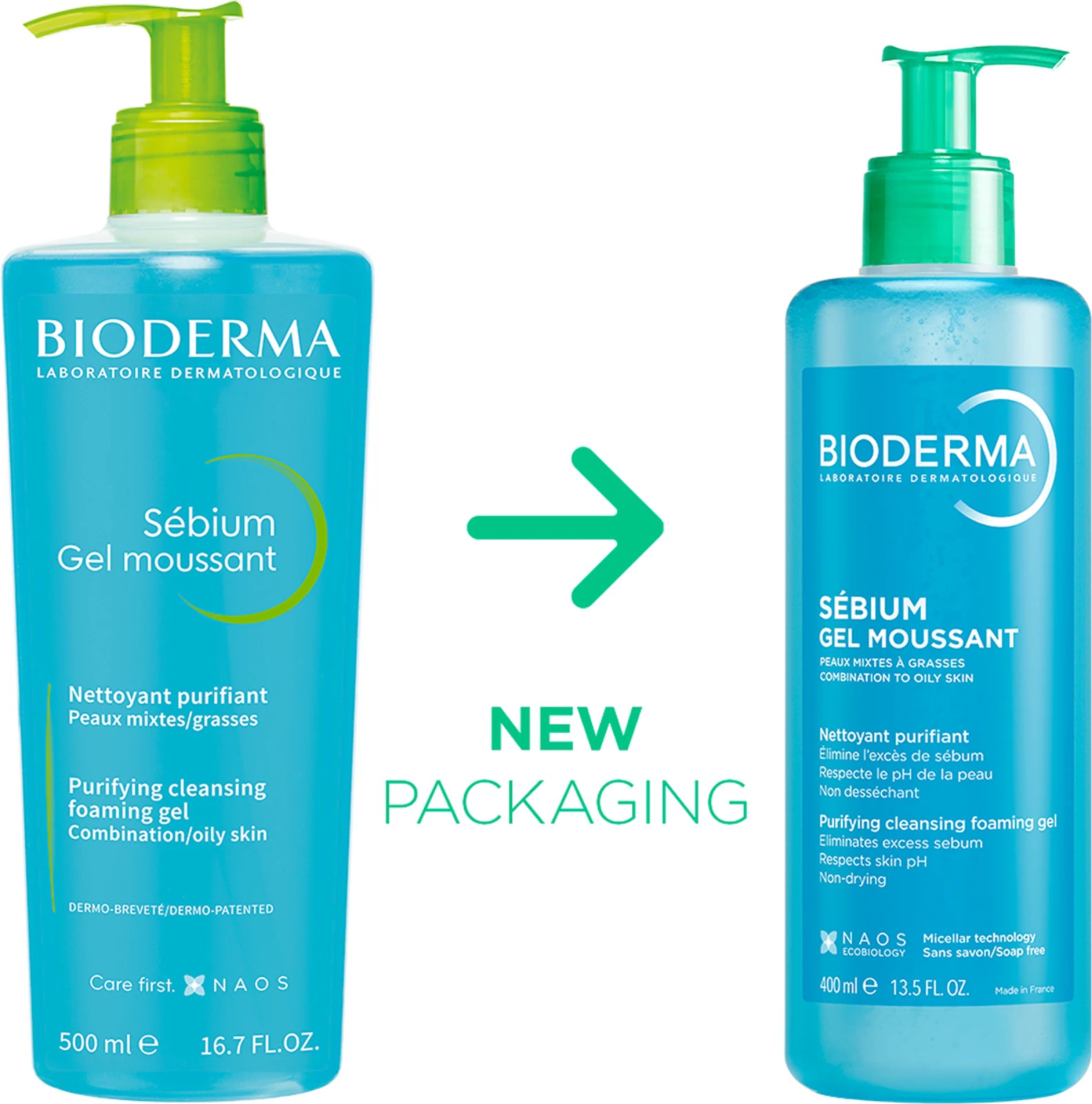 BIODERMA Sebium Gel Moussant spumant x 500ml